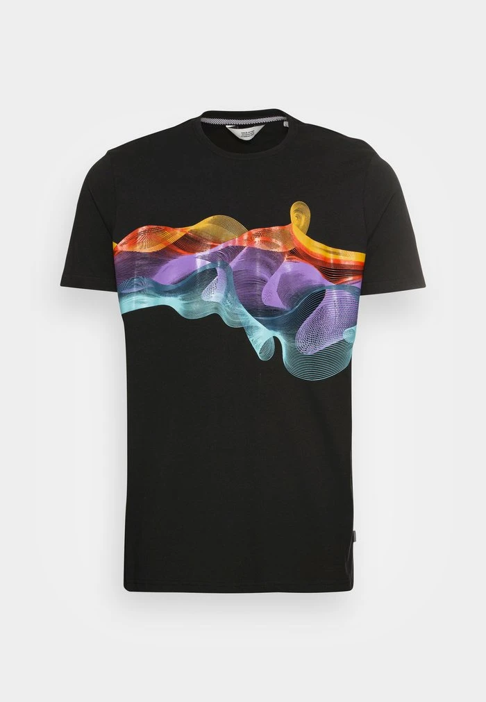 Meilleure affaire ✨ Solid PIETER - T-shirt Imprimé - Black ⭐ 4 Meilleure affaire ✨ Solid PIETER - T-shirt Imprimé - Black ⭐ – Image 4