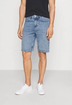 Promo 😀 Solid DYLAN - Short En Jean - Middle Blue Denim ✔️