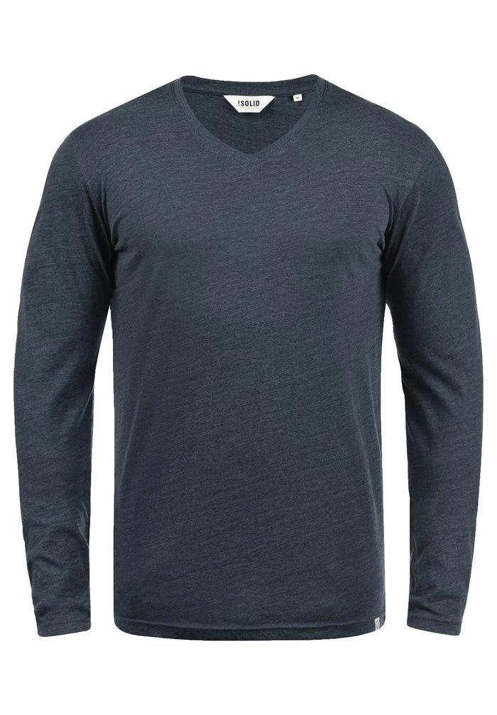 Promo ❤️ Solid SDBEDA - T-shirt à Manches Longues - Dark Blue ❤️ 3 Promo ❤️ Solid SDBEDA - T-shirt à Manches Longues - Dark Blue ❤️ – Image 3