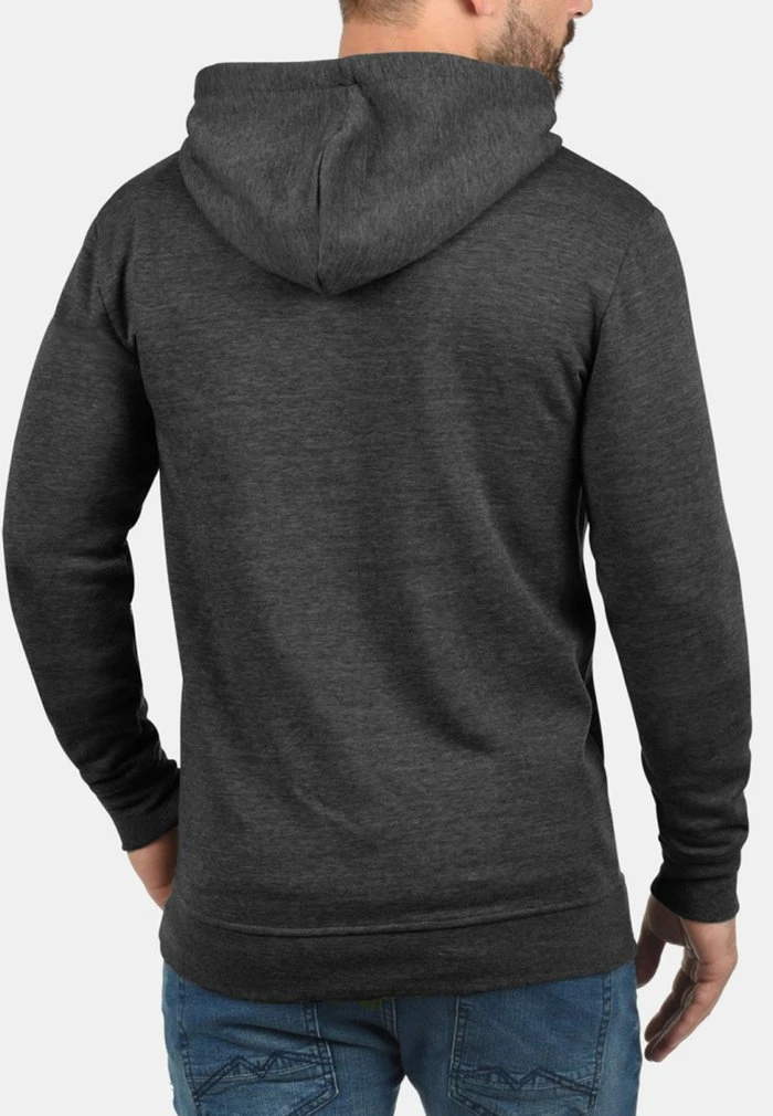 Promo 🔥 Solid SDOLLI - Sweat à Capuche Zippé - Dark Grey 👍 2 Promo 🔥 Solid SDOLLI - Sweat à Capuche Zippé - Dark Grey 👍 – Image 2