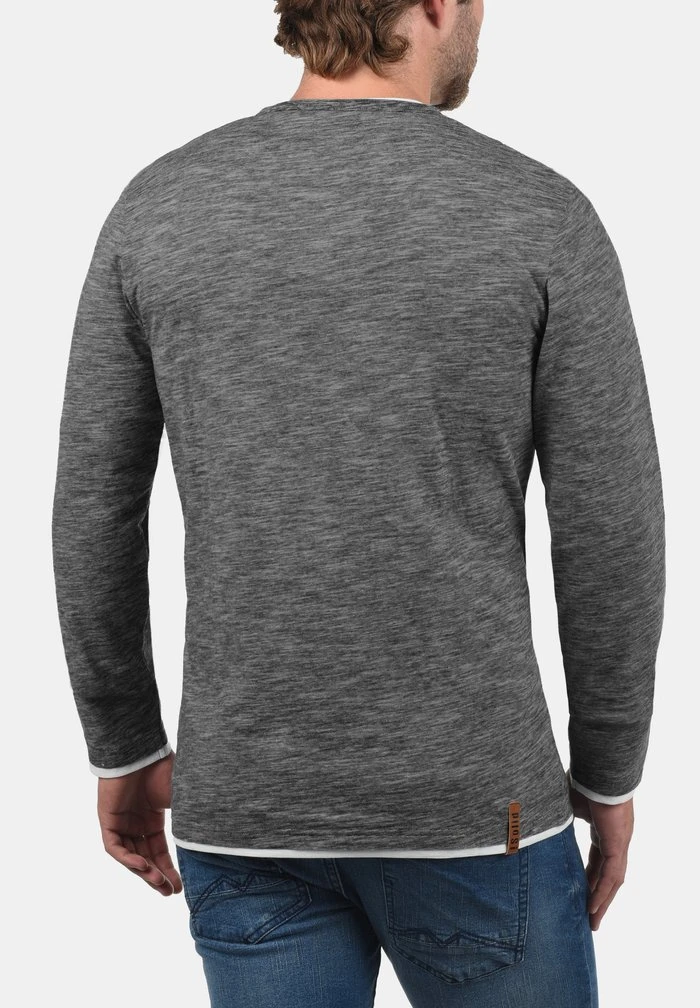 Top 10 ⌛ Solid SDBELAGOS - T-shirt à Manches Longues - Black 😍 2 Top 10 ⌛ Solid SDBELAGOS - T-shirt à Manches Longues - Black 😍 – Image 2