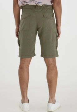 Budget 🥰 Solid SDPOVL CARGO LINEN - Short - Ivy Green 🧨 -Solid Soldes 060bc5c3ae084cc29ae28b4582252146