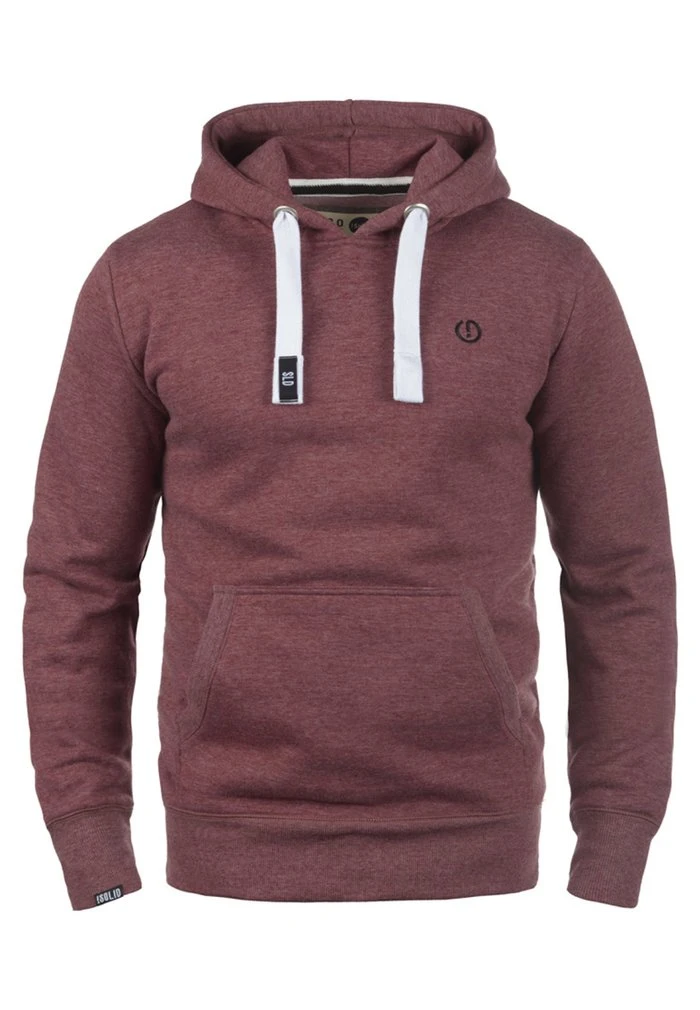 Le moins cher 🥰 Solid SDBENNHOOD - Sweat à Capuche - Wine Red 🔥 3 Le moins cher 🥰 Solid SDBENNHOOD - Sweat à Capuche - Wine Red 🔥 – Image 3