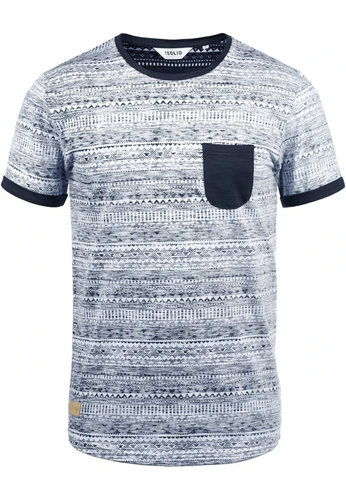 Offres 💯 Solid SDINGO - T-shirt Imprimé - Blue 🌟 5 Offres 💯 Solid SDINGO - T-shirt Imprimé - Blue 🌟 – Image 5