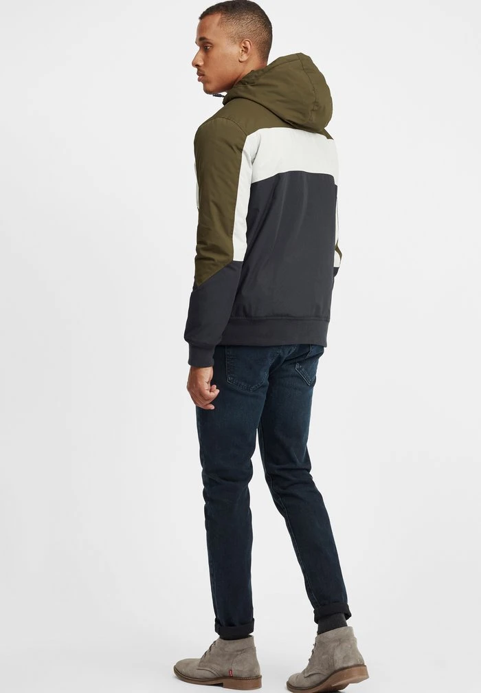 Budget 🛒 Solid SDTHELLO - Veste Mi-saison - Dark Grey 🔥 3 Budget 🛒 Solid SDTHELLO - Veste Mi-saison - Dark Grey 🔥 – Image 3