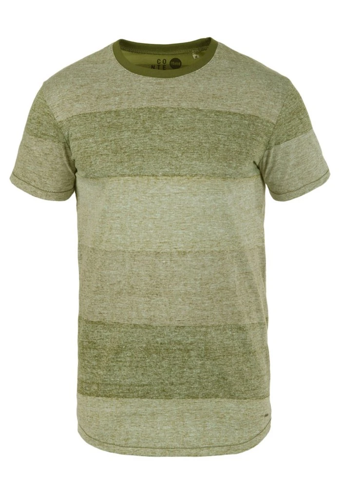 Nouveau 👍 Solid SDTEINE - T-shirt Imprimé - Olive 🌟 3 Nouveau 👍 Solid SDTEINE - T-shirt Imprimé - Olive 🌟 – Image 3