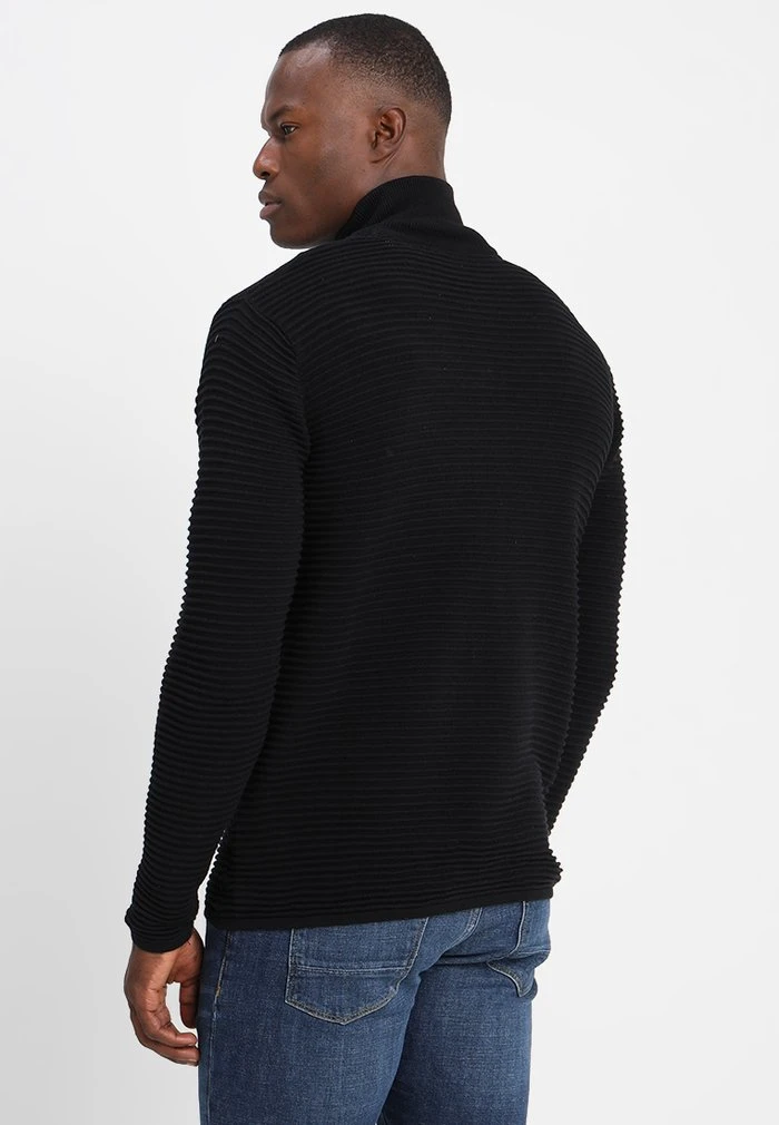 Vente flash ✨ Solid SDSTRUAN CARDIGAN - Gilet - Black 🌟 3 Vente flash ✨ Solid SDSTRUAN CARDIGAN - Gilet - Black 🌟 – Image 3