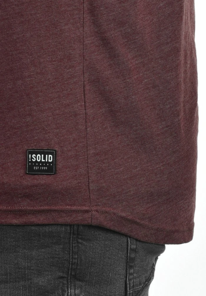 Offres ✨ Solid SDBOB - T-shirt Basique - Wine Red M 🤩 4 Offres ✨ Solid SDBOB - T-shirt Basique - Wine Red M 🤩 – Image 4