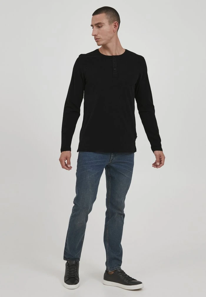 Vente flash ⌛ Solid SDVINTON LS 21106135 - T-shirt à Manches Longues - Black 😉 2 Vente flash ⌛ Solid SDVINTON LS 21106135 - T-shirt à Manches Longues - Black 😉 – Image 2