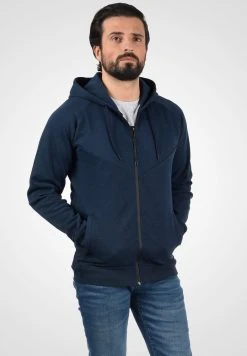 Nouveau 🧨 Solid SDGELBERT - Sweat à Capuche Zippé - Insignia Blue ⭐