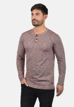 Meilleur prix 🎁 Solid SDMIGOS - T-shirt à Manches Longues - Wine Red ❤️