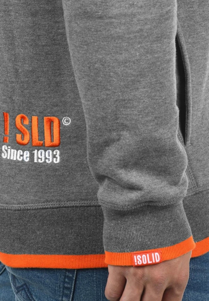 Promo đ Solid SDBENJAMIN - Sweatshirt - Grey Melange â 3 Promo đ Solid SDBENJAMIN - Sweatshirt - Grey Melange â â Image 3