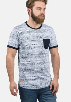 Offres 💯 Solid SDINGO - T-shirt Imprimé - Blue 🌟