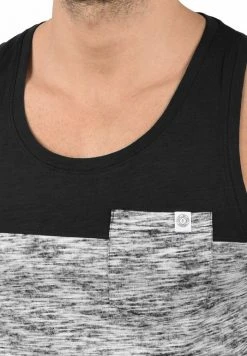 Meilleure vente 💯 Solid SION - Débardeur - Black ⌛ -Solid Soldes 0cfca9cabdb74528971745b0d22227fd