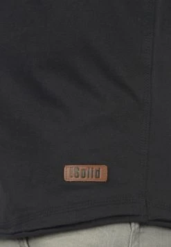 Promo ⭐ Solid SDTAO - T-shirt Basique - Black 🧨 -Solid Soldes 0d37f7cee1d64385b55c09581270eda8