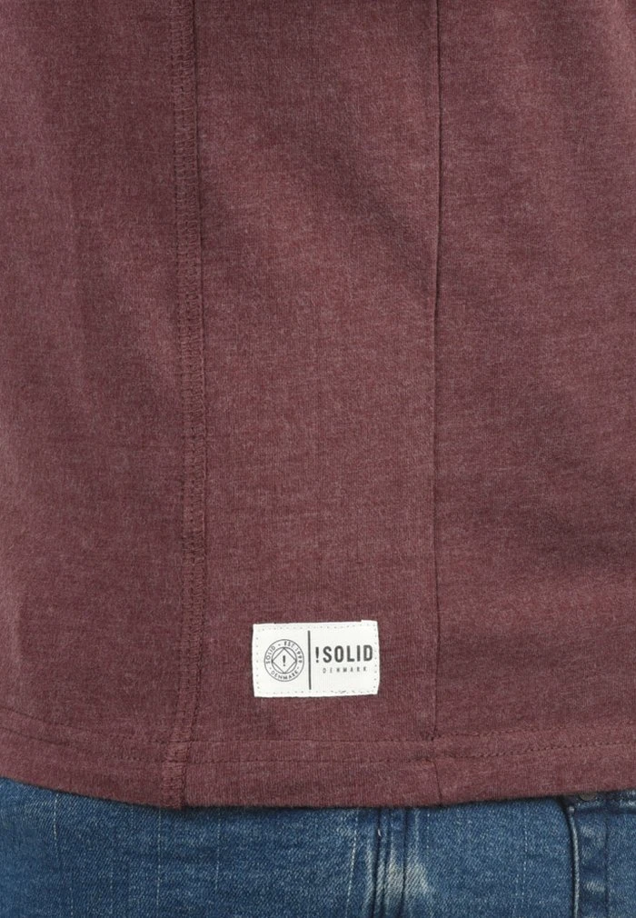 Meilleure vente ❤️ Solid SDDORIANO - T-shirt à Manches Longues - Dark Red 🎁 5 Meilleure vente ❤️ Solid SDDORIANO - T-shirt à Manches Longues - Dark Red 🎁 – Image 5