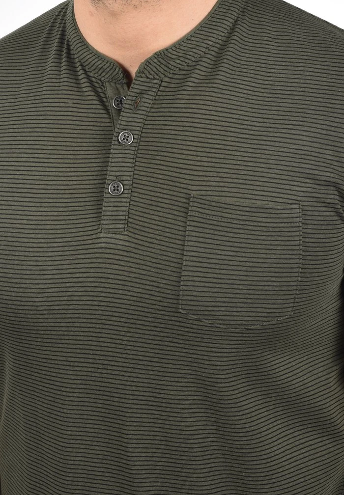 Remise ⌛ Solid SDALFI - T-shirt Imprimé - Ivy Green Melange 🎉 4 Remise ⌛ Solid SDALFI - T-shirt Imprimé - Ivy Green Melange 🎉 – Image 4