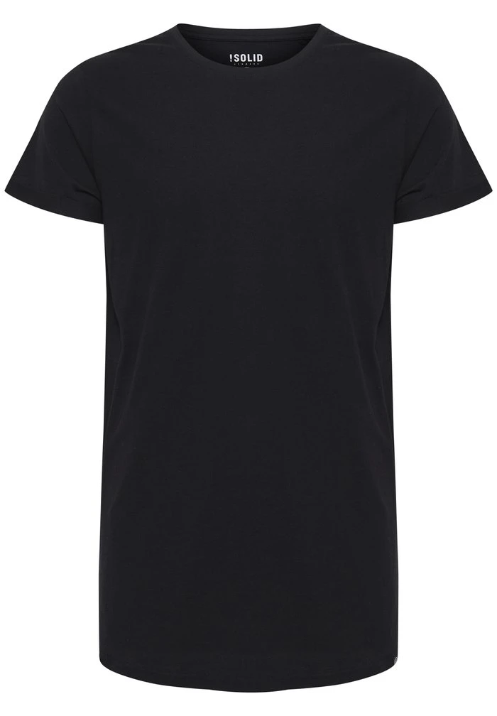 Nouveau 😍 Solid SDLONGO - T-shirt Basique - Black 🛒 6 Nouveau 😍 Solid SDLONGO - T-shirt Basique - Black 🛒 – Image 6