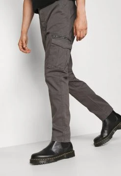 De gros 💯 Solid ANDERS - Pantalon Cargo - Dark Grey ❤️ -Solid Soldes 119dbfb7096e4a9c91cc7286a8bf9dc3