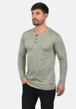 Offres ⭐ Solid MIGOS - T-shirt à Manches Longues - Dusty Olive 🌟