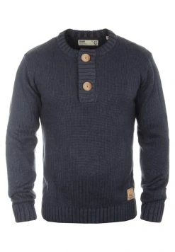 Nouveau 😍 Solid SDPALANI - Pullover - Dark Blue 🤩 -Solid Soldes 14d27a77697a433fba84dc63825794b5