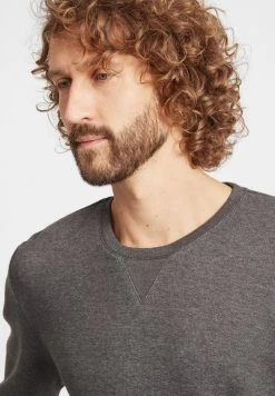 Sortie 💯 Solid SDTEMET - Sweatshirt - Dark Grey Melange 🎉 -Solid Soldes 158d9d558ecf485a9d30de33e666610d