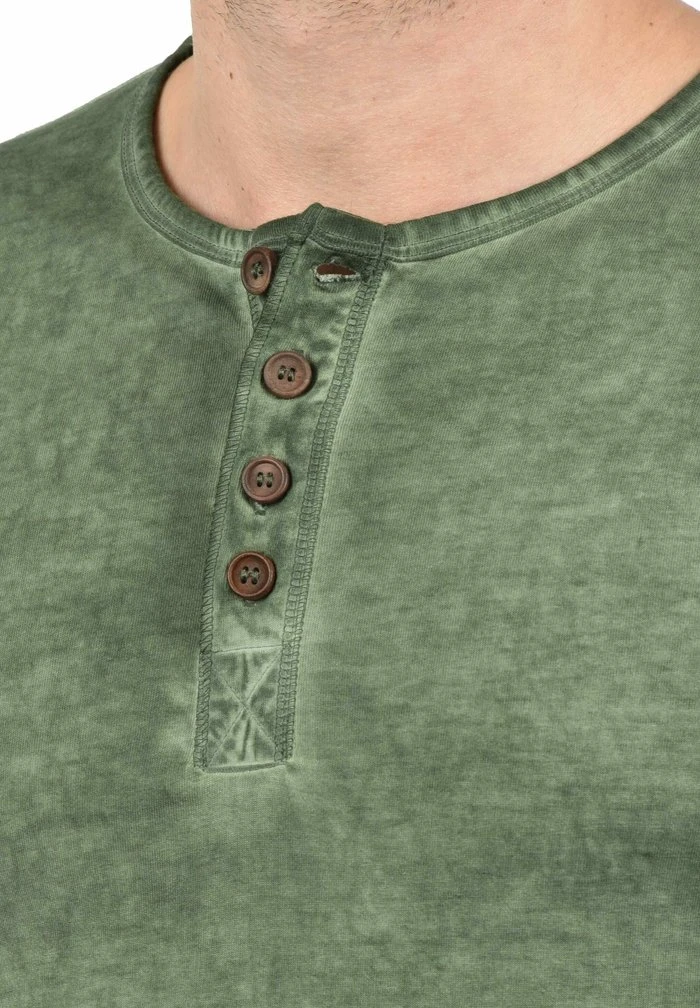 Meilleure vente ⭐ Solid SDTIMUR - T-shirt à Manches Longues - Olive 🛒 3 Meilleure vente ⭐ Solid SDTIMUR - T-shirt à Manches Longues - Olive 🛒 – Image 3