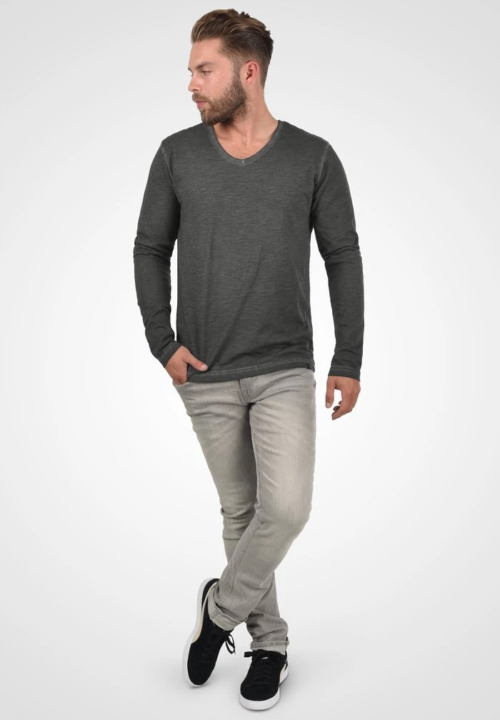 Offres ✨ Solid SDCORNELIO - T-shirt à Manches Longues - Black ✨ 2 Offres ✨ Solid SDCORNELIO - T-shirt à Manches Longues - Black ✨ – Image 2