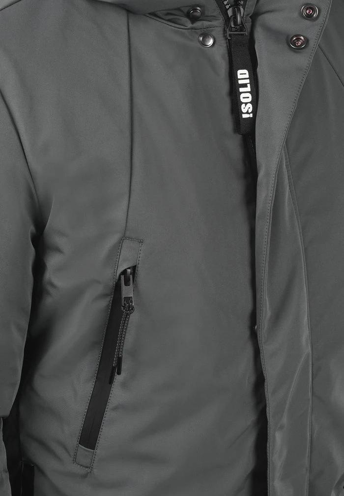 Meilleure affaire 👏 Solid SDRAPHO - Parka - Iron Gate ✨ 6 Meilleure affaire 👏 Solid SDRAPHO - Parka - Iron Gate ✨ – Image 6