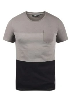 Top 10 ⌛ Solid SDMINGO - T-shirt Imprimé - Mid Grey 🥰 10 Top 10 ⌛ Solid SDMINGO - T-shirt Imprimé - Mid Grey 🥰 -Solid Soldes 1896f0f495344787a27141616b2d524a