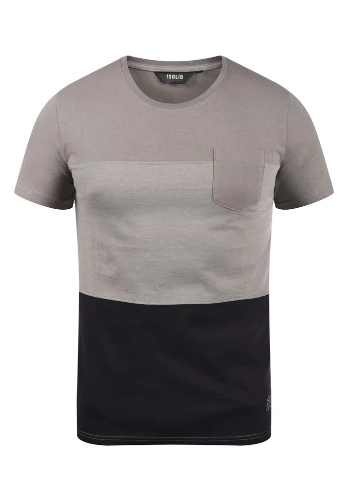 Top 10 ⌛ Solid SDMINGO - T-shirt Imprimé - Mid Grey 🥰 5 Top 10 ⌛ Solid SDMINGO - T-shirt Imprimé - Mid Grey 🥰 – Image 5