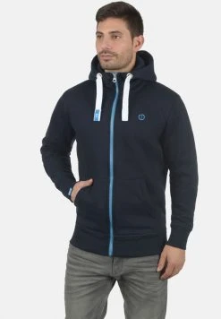 Sortie 🔔 Solid SDBENN - Sweat à Capuche Zippé - Blue ✨