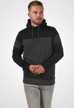 Le moins cher 🌟 Solid SDBEKIR - Sweat à Capuche - Black 🎉