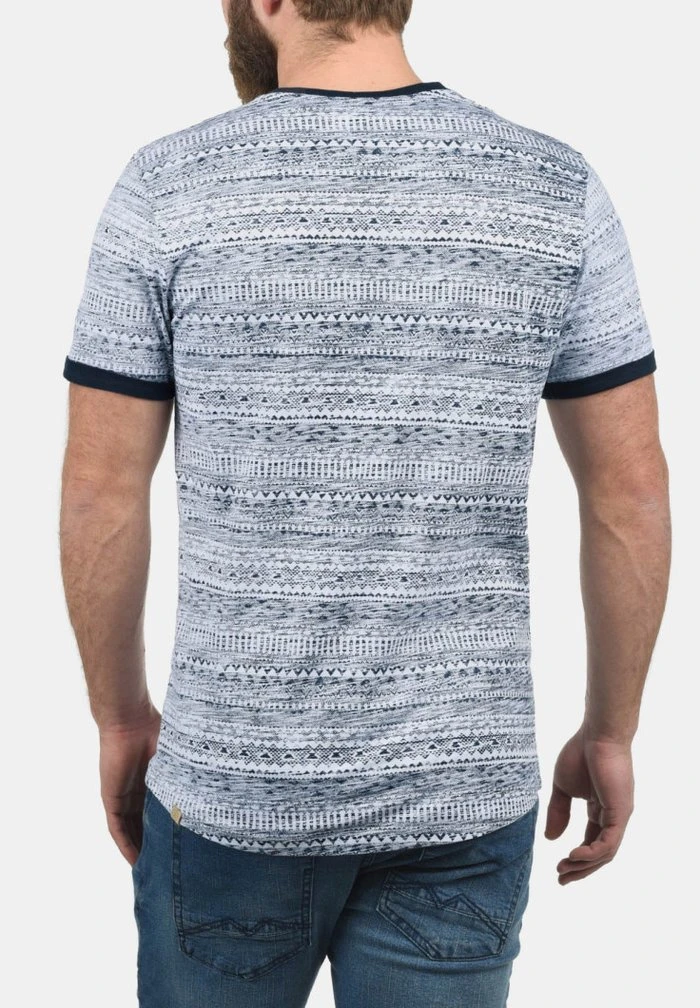 Offres 💯 Solid SDINGO - T-shirt Imprimé - Blue 🌟 2 Offres 💯 Solid SDINGO - T-shirt Imprimé - Blue 🌟 – Image 2