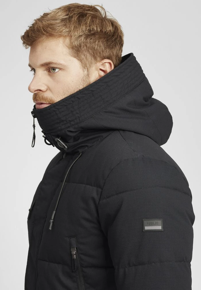 Meilleure vente ⌛ Solid SDANATO - Veste D'hiver - Black ✔️ 4 Meilleure vente ⌛ Solid SDANATO - Veste D'hiver - Black ✔️ – Image 4