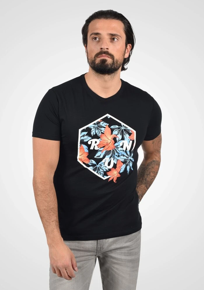 Remise 😉 Solid SDTEE - T-shirt Imprimé - Black 🎁 1 Remise 😉 Solid SDTEE - T-shirt Imprimé - Black 🎁