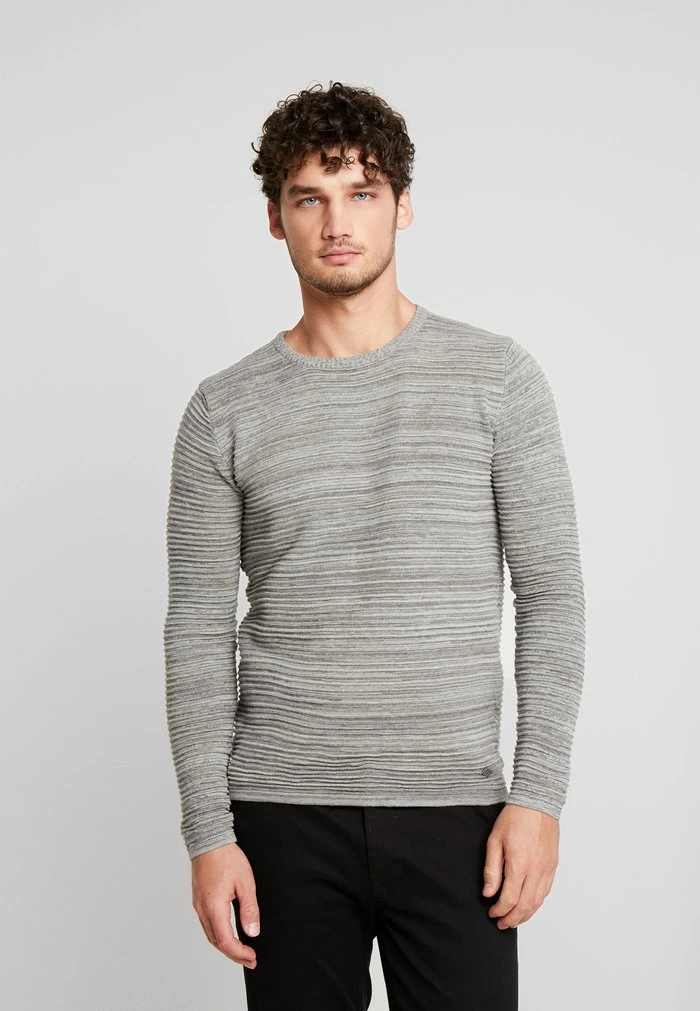Remise 🛒 Solid SDSTRUAN - Pullover - Grey Melange ⭐ 1 Remise 🛒 Solid SDSTRUAN - Pullover - Grey Melange ⭐
