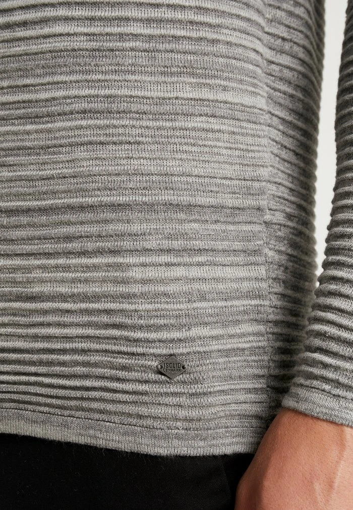 Remise 🛒 Solid SDSTRUAN - Pullover - Grey Melange ⭐ 4 Remise 🛒 Solid SDSTRUAN - Pullover - Grey Melange ⭐ – Image 4