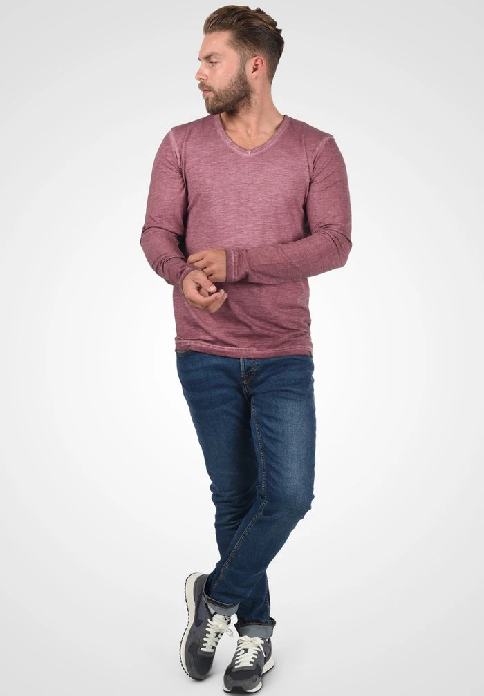 Remise đ Solid SDCORNELIO - T-shirt à Manches Longues - Wine Red â 2 Remise đ Solid SDCORNELIO - T-shirt à Manches Longues - Wine Red â â Image 2