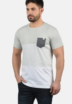 Nouveau 🌟 Solid SDMALTE - T-shirt Imprimé - Light Grey ⭐