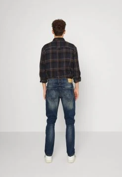 Le moins cher 🌟 Solid SDTOMY JOY POWEFLEX+ 21105829 - Jean Slim - Middle Blue Denim 🎁 -Solid Soldes 24361a50dfcd48538cec14a1e9f6f31c