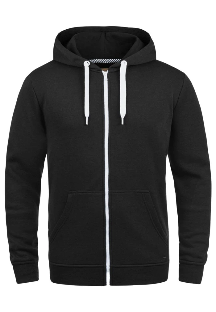 Budget 🛒 Solid SDOLLI - Sweat à Capuche Zippé - Black 😀 4 Budget 🛒 Solid SDOLLI - Sweat à Capuche Zippé - Black 😀 – Image 4