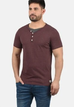 Le moins cher 😍 Solid DORIAN - T-shirt Basique - Wine Red M 🌟