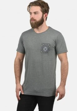 Meilleure affaire 😀 Solid SDILARI - T-shirt Imprimé - Grey Melange ✔️