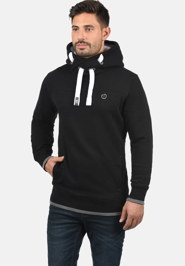 Le moins cher 😉 Solid SDBENJAMINHOOD - Sweat à Capuche - Black 😉 1 Le moins cher 😉 Solid SDBENJAMINHOOD - Sweat à Capuche - Black 😉