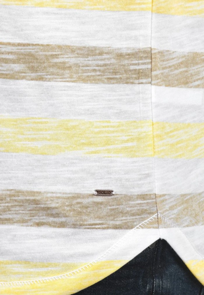 Vente flash 😉 Solid SDTET - T-shirt Imprimé - Yellow ✔️ 4 Vente flash 😉 Solid SDTET - T-shirt Imprimé - Yellow ✔️ – Image 4