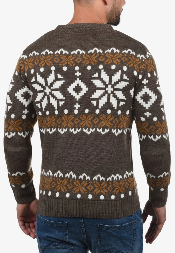 Vente flash 🛒 Solid SDNORWIG - Pullover - Dark Brown 🤩 2 Vente flash 🛒 Solid SDNORWIG - Pullover - Dark Brown 🤩 – Image 2