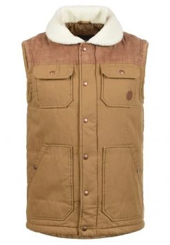 Vente flash ❤️ Solid SDFERDI - Veste Sans Manches - Brown 🎉 -Solid Soldes 2a5773ff6edd4e5eaff22e580f59c7d1