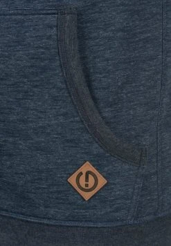 Offres 🔔 Solid SDVITU - Sweat à Capuche Zippé - Blue 👍 -Solid Soldes 2c79fbd195cf4929845658090cca18a2