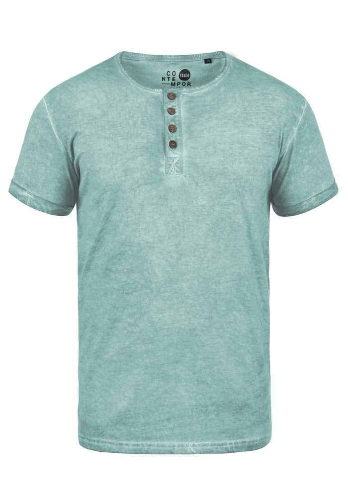 Tout neuf 🧨 Solid SDTIHN - T-shirt Basique - Blue Glow 🥰 4 Tout neuf 🧨 Solid SDTIHN - T-shirt Basique - Blue Glow 🥰 – Image 4